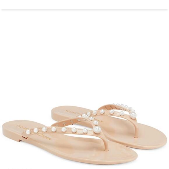 Stuart Weitzman GOLDIE JELLY FLIP FLOP Size 11 - Picture 3 of 10